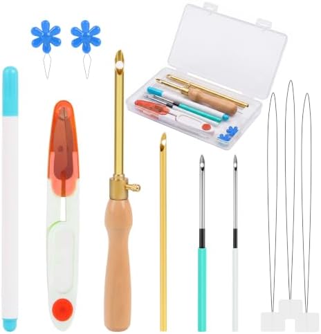 Punch Needle Kit Adults Beginner, Adjustable Punch Needle Tool
