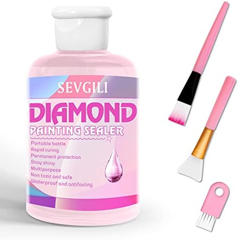 SEVGILI Diamond Painting Sealer Kits 120ML, Diamond Art Sealer (4OZ)