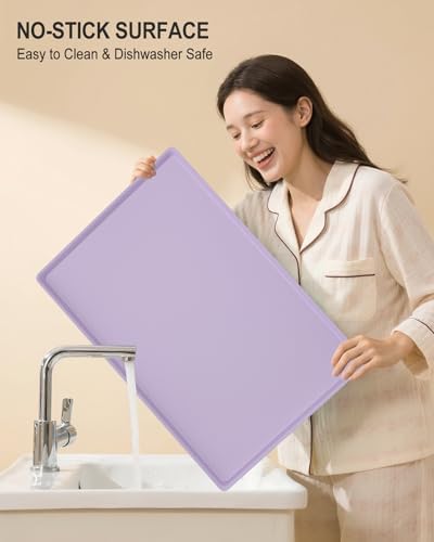 Silicone Art Mat for Crafts, 16" x 24" Waterproof Non-Slip Painting Mat