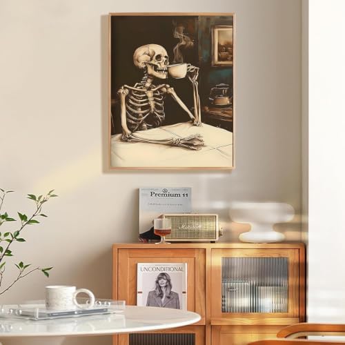 KICHANG Skull Diamond Art Kits for Adult Diamond Painting Kit for Beginner