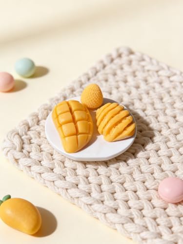 Pineapple Silicone Mold – 2 Pcs Silicone Fruit Mold for Chocolate, Fondant, Candle, Resin & Cake Decor, 3D Fruit Soap DIY Baking Tool for Parties & Gifts (Pineapple)