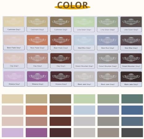 Watercolor Paint Set, 24 Color Opaque Semi-Solid, Muted Gray Tone