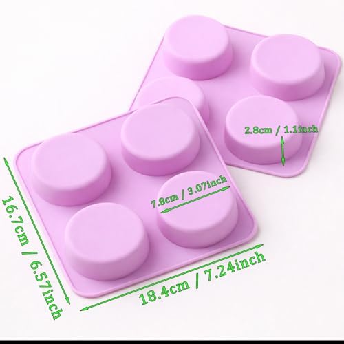 2Pack Flower Soap Molds Butterfly Silicone Mold Flower Butterfly Handmade Soap Mould Flowers Silicone Molds Candle Mold for Wax Soap Candle Lotion Bath Bombs Resin Ice Cube Cake Chocolate Candy Pastry