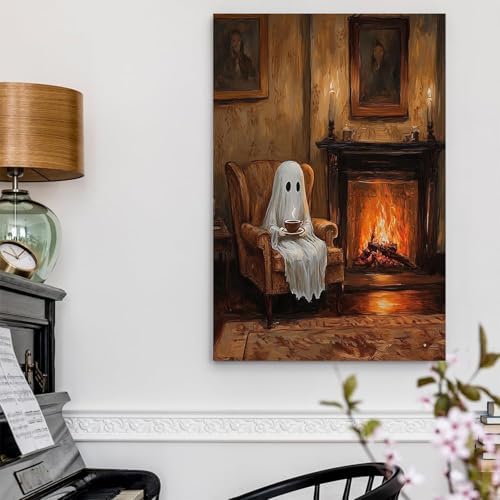 VeGuude Halloween Diamond Art Kits forAdults, Ghost Diamond Painting Kit