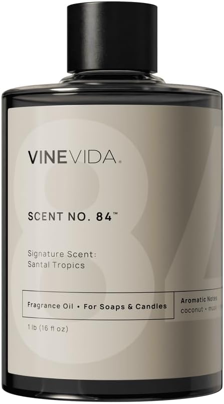 VINEVIDA [16oz] Scent No.84 Fragrance Oil for Candle Making and Soap Making - Premium Candle Scents for Soy Candles