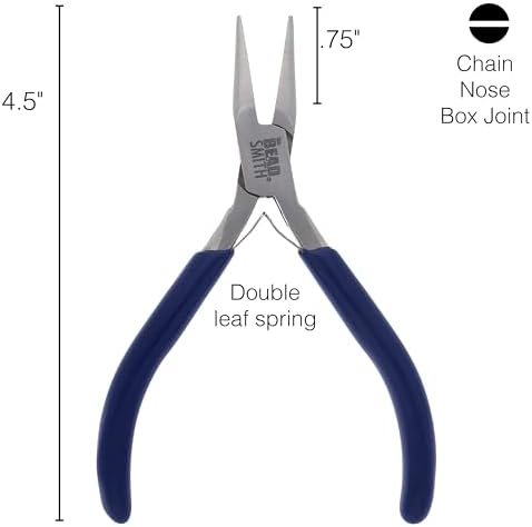 The Beadsmith Chain-Nose Pliers 4-1/2" Long