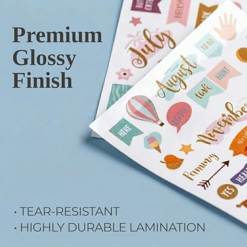 Aesthetic Monthly Planner Stickers - 1100+ Beautiful Design Accessories