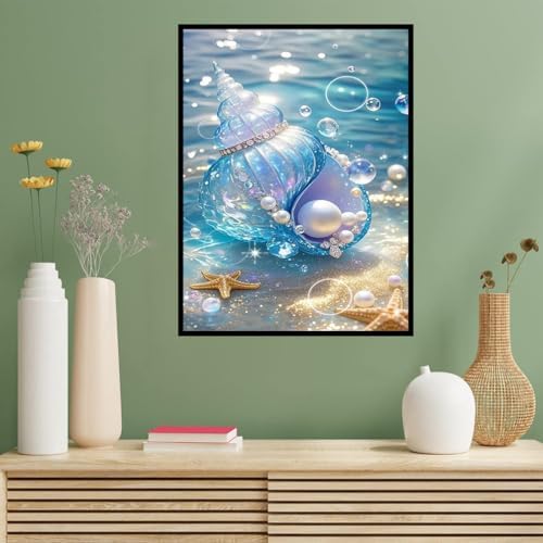 Benjenes Conch Diamond Art Kits for Adults, Diamond Painting Kits