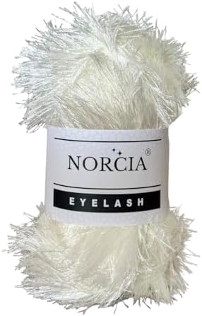 Eyelash Yarn Fun Fur Yarn(100g-3.5oz) (153yds-140mt) Fuzzy Premium Soft Crochet DIY Hand Knitting 100% Polyester