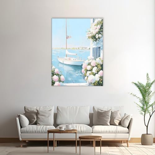 Ocean Diamond Art Kits for Adults, Beach Diamond Painting Kits for Beginner