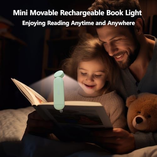 VAVOFO USB Rechargeable Book Light, Bookmark Clip on LED Reading Light