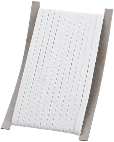 Airisoer Elastic Bands for Sewing 1/4 Inch x 32 Yards, White