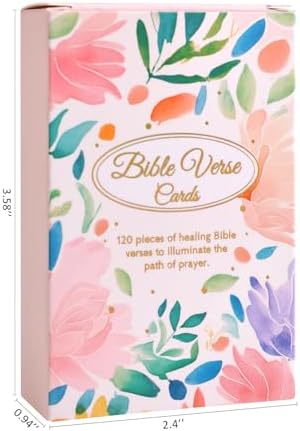 Birthday Cards, 60 Unique Greeting Card Set with Double Side Printed Bible Verse, Art Craft for Kids, Adults, Holiday Gift Ideas for Mom, Friends, Thank You & Greeting Card Collection
