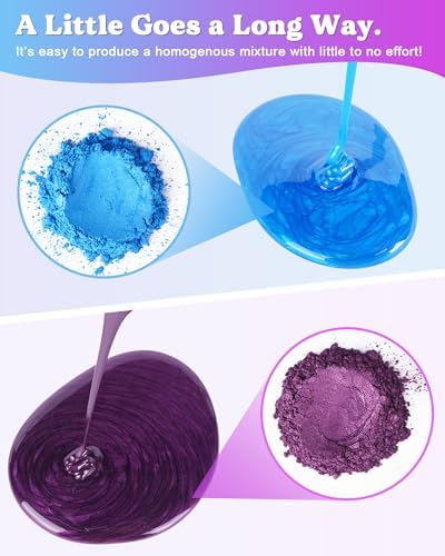 LET'S RESIN 36 Colors Mica Powder, Pigment Powder for Epoxy Resin/UV Resin