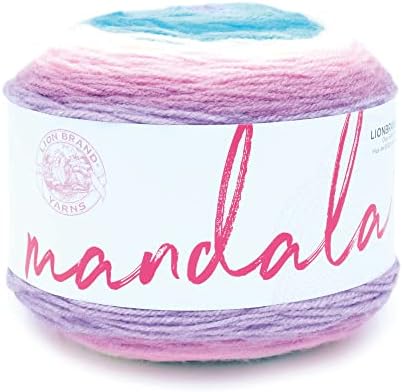 Lion Brand Yarn, Mandala DK Crochet Yarn, Liger, Multicolor, 1 Pack