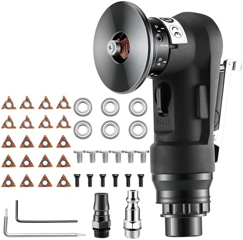 Pneumatic Chamfer Tool, 30000 RPM Air Chamfer Tool with 12C & 8R Blades
