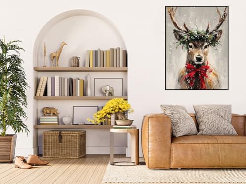 Benjenes Christmas Diamond Art Kit for Adults – Deer Design