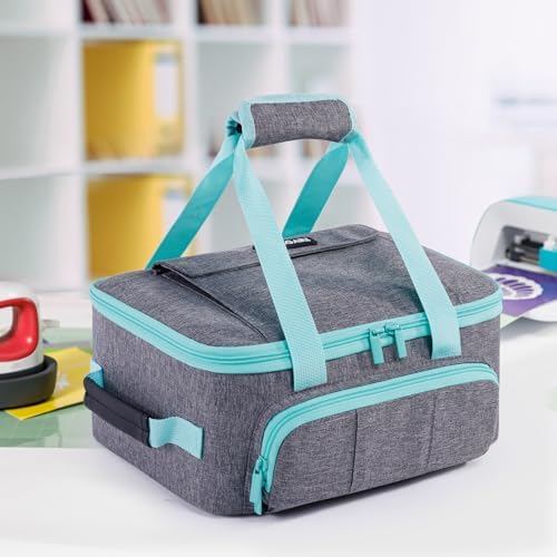 Carrying Case for Cricutt Joy, Portable Craft Storage Bag Organizer with Pockets for Tools and Accessories