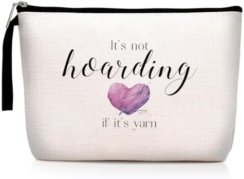 Funny Crocheting Gifts Makeup Bag Christmas Birthday Gifts
