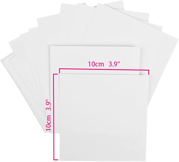 Watercolor Paper Sketchbook,3.9x3.9 Inch 20Sheets Mini Mixed Media Notebook