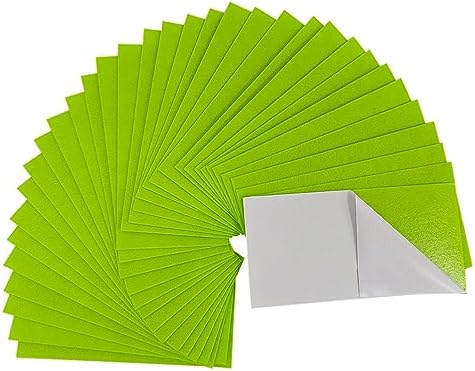 Jtnohx Self Adhesive Felt Sheets Adhesive Backed Felt Fabric Green 4"x8"