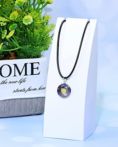Shapenty Stainless Steel Round Bezel Blanks Pendant Trays for Earrings Bracelet Necklace Keychain DIY Craft Resin Glass Cabochon Jewelry Making Projects Christmas Gift Hanging Charms, 50PCS (16mm)