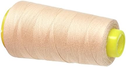 Mandala Crafts Champagne Mercerized Cotton Thread Cones for Sewing Quilting