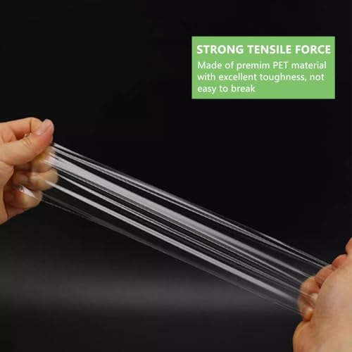 Ultra-Thin Clear Double Sided Tape Heavy Duty 2 Inch x 82 Feet Strong Clear Two Sided Mounting Tape for LCD Screen Repair, LED, Crafts, Posters, Scrapbook, Woodworking, Carpet, Clothes, Residue Free