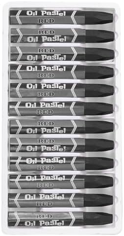 PATIKIL Black Oil Pastels, 48Pcs Soft Oil Crayons Pastels Stick Vibrant and Creamy Art Supplies Bulk for Artists Beginners Art Painting Drawing Blending Graffiti Gallery