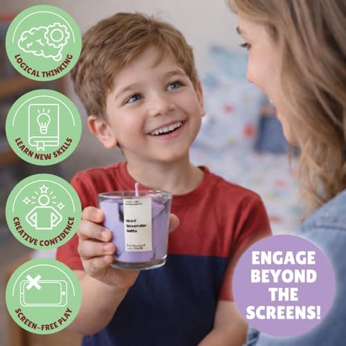 Kalakaram Latte Candle Making Kit | Make 3 Aromatic Candles with Natural Soy Wax | Perfect for Beginners, Home Décor & Gift Set | DIY Candle Kit for Home Décor, Gifting & Hobby Craft (Latte Theme)