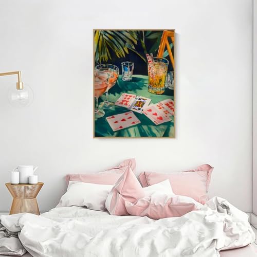 Cute Cocktail Diamond Art Kits for Adults Diamond Painting Kit for Beginner