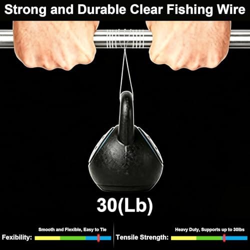Anezus Fishing Wire for Hanging, Clear Fishing Line Invisible String Strong Monofilament Line for Hanging Decorations and Crafts