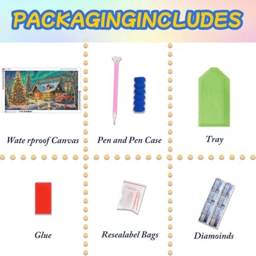 Extra Large Diamond Art Kits for Adults, 5D Diamond Painting Kits 28x16 In