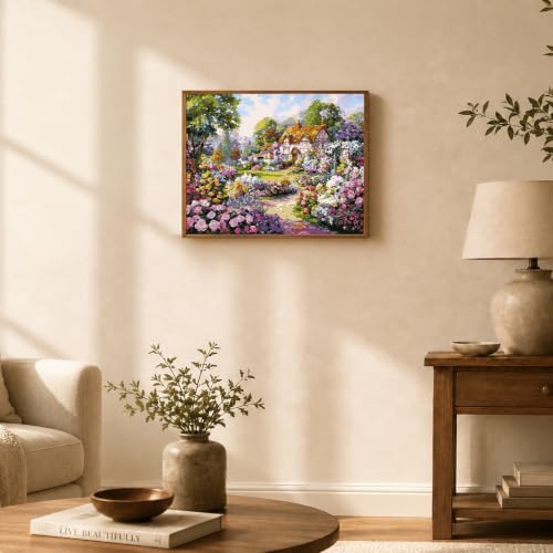 TELMOXA Garden Paint by Numbers Kit for Adults, 16x20 in