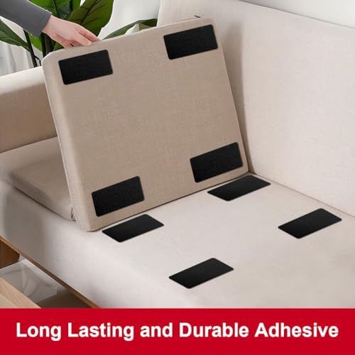 2x4 inch Hook and Loop Strips with Adhesive, Nylon Heavy Duty Hook and Loop Tape, Excellent Grip, Interlocking Tape,for Sewing, Crafting,DIY,Wall Adhesive Strips - 15 Sets