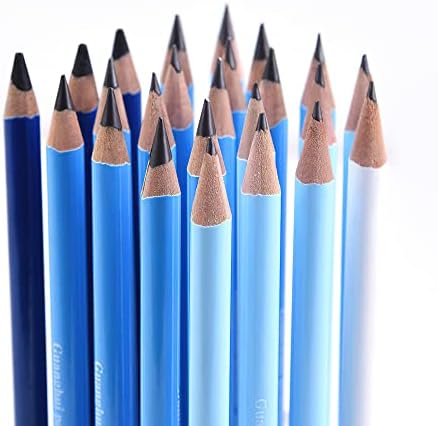 YYMIYU 24 Drawing Pencils Set, Art Sketching Pencils Charcoal Set 14B,12B,11B,10B,9B,8B,7B,6B,5B,4B,3B,2B,B,HB,H,2H,3H,4H,5H,6H,& Soft Neutral Hard Charcoal Pencils