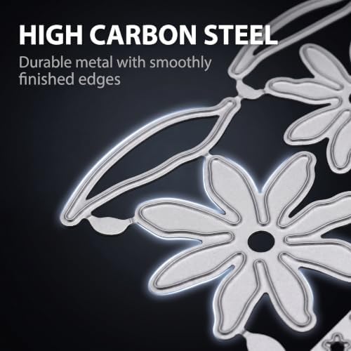 Cutting Dies for Card Making, Daisy Flowers Metal Cutting Dies Stencil for DIY Scrapbooking Album Embossing Photo Crafts Paper Cards Decorative Craft Scrapbooking Cutting Dies Card Making Accessories