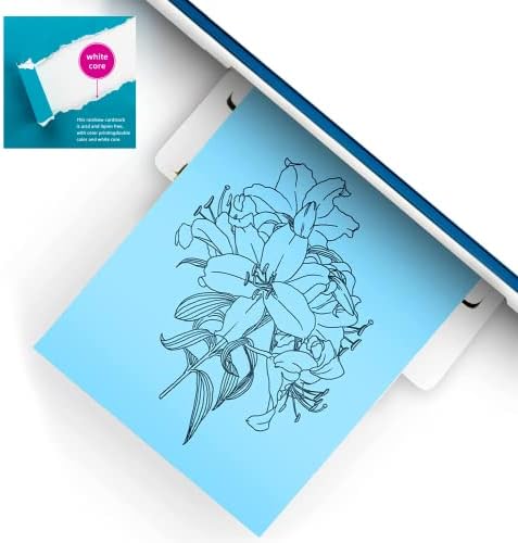60 sheets Color Cardstock, 28 Assorted Colors 250 gsm A4 Size, Double Sided Printed Cardstock Paper, Premium Thick Card Stock for Card Making, Craft, Scrapbooking, Party Decors