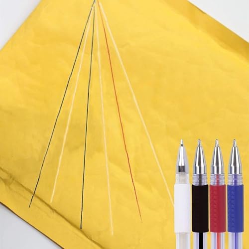 JANYUN 4 Pcs Heat Erasable Pens for Fabric with 28 Refills Marking Pens