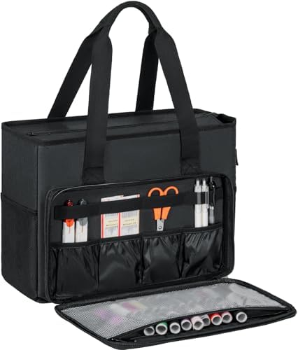 GMAK Embroidery Storage Bag, Embroidery Project Storage Carrying Tote Bag