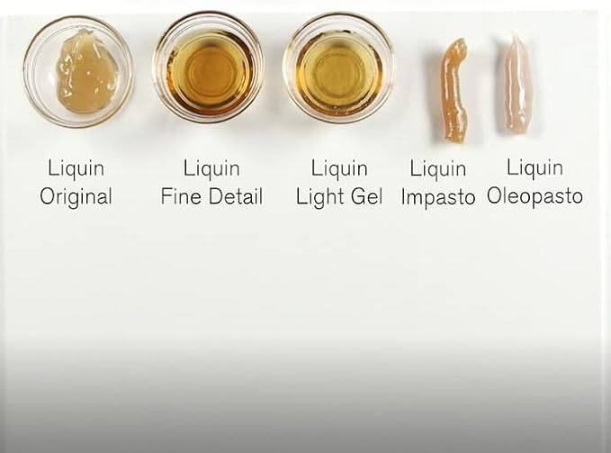 Winsor & Newton Liquin Oleopasto Medium, 200ml (6-oz) tube | Impasto gel medium that retains crisp brush strokes, speeds drying, and prevents yellowing in oil paintings.