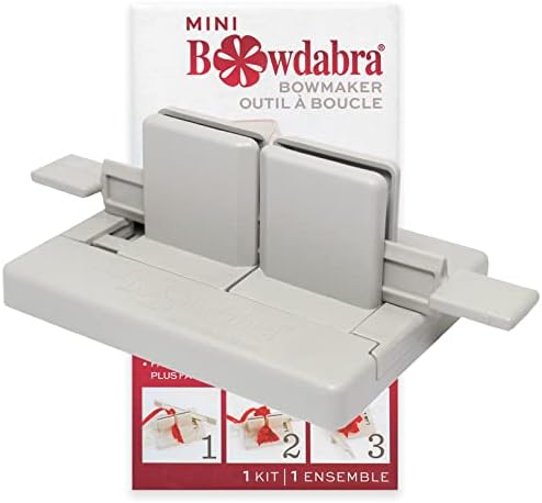 Morex Ribbon Mini Bowdabra Bow and Favor Maker, Grey