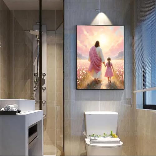 AIBOERL Paint by Numbers Kit for Adults Beginner,Jesus Religion, 12X16In