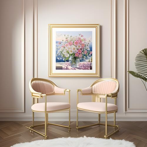 Bloomthread Daisy Flowers Diamond Painting Kits for Adults – Partial Drill Diamond Art Painting Kits for Holiday Gifts and Home Decor 12x12 Inches (Flower)
