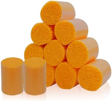 AKZYTUE 12 Rolls Latch Hook Yarn, Precut Rug Yarn for Latch Hook Kits, Crochet Yarn Bundles for Latch Hook Rug Making, DIY Tapestry Crafts for Adults & Beginners,Golden Yellow
