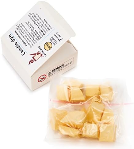 Pastel Yellow Candle Wax Dye 2 oz - Candle Color Dye Blocks