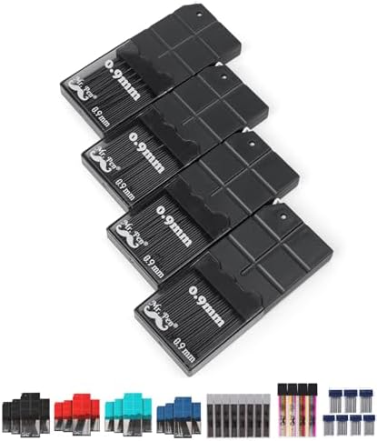 Mr. Pen- 0.9 mm Lead Refills for Mechanical Pencils, 280 pcs (70 per Tube)