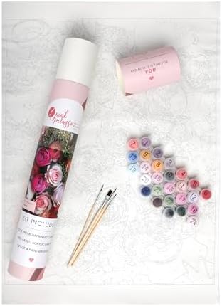 Pink Picasso Paint by Number Kit, for Adults & Teens,16x20, Radiant Rose
