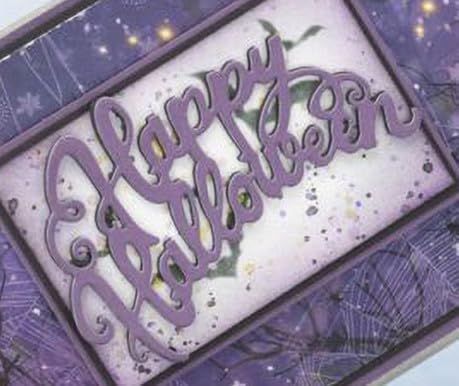 Happy Halloween Metal Cutting Dies for Card Making