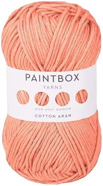 Paintbox Yarns 100% Cotton Aran Yarn 1.76oz / 50g, 93yds / 85m